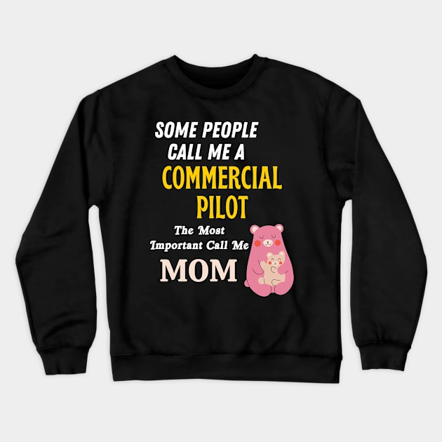 Commercial pilot Crewneck Sweatshirt by Mdath